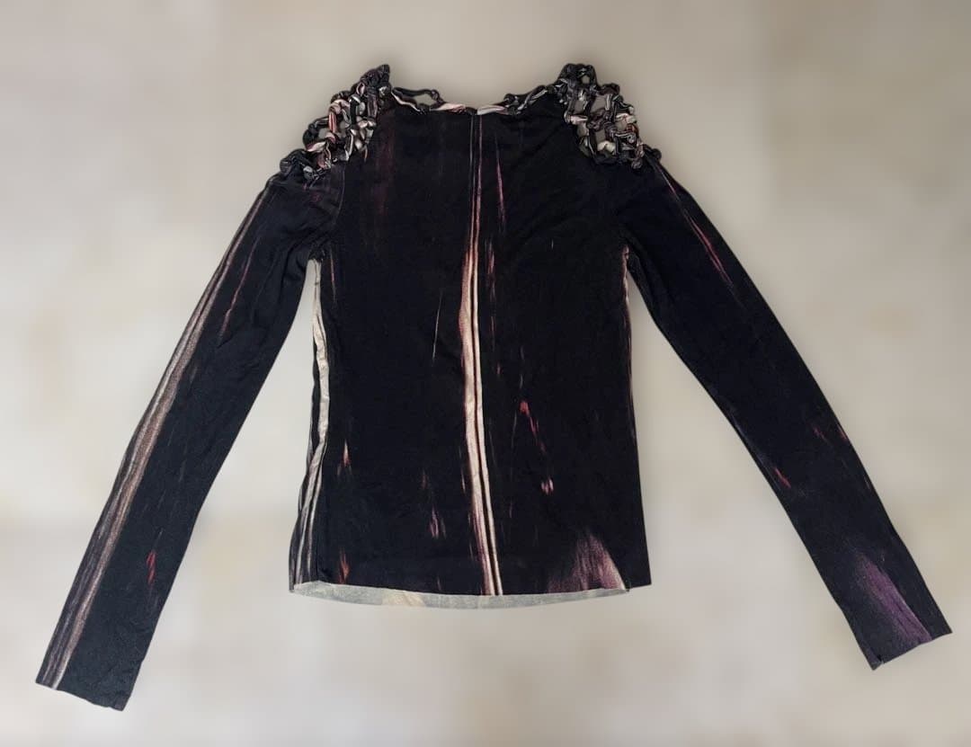 Vivienne Tam ストライプ柄長袖トップス　美品　ヴィヴィアンタム