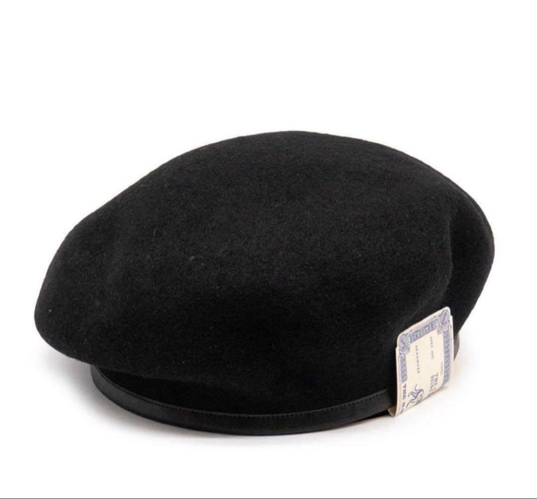 THE H.W.DOG & CO. ベレー帽 サイズ36ブラック