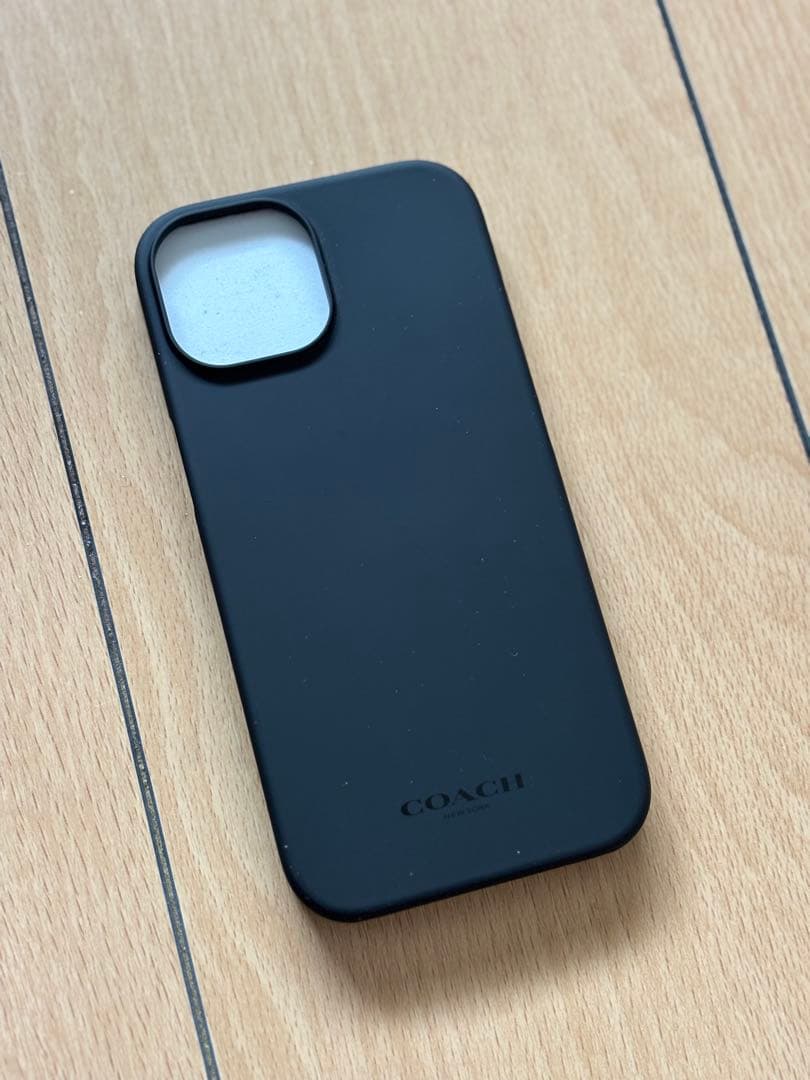 COACH iPhone15 手帳型ケース ブラック 新品 定価23100円