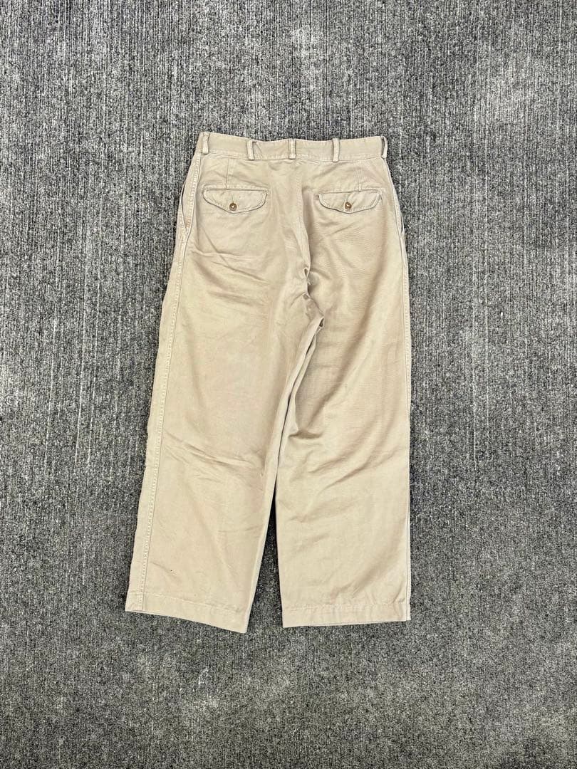 50s usmc チノパン ボタンフライ