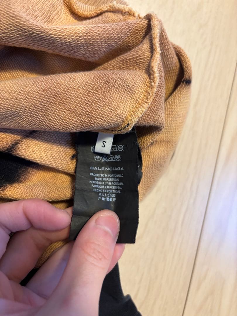 BALENCIAGA ブリーチ　スウェット　17AW