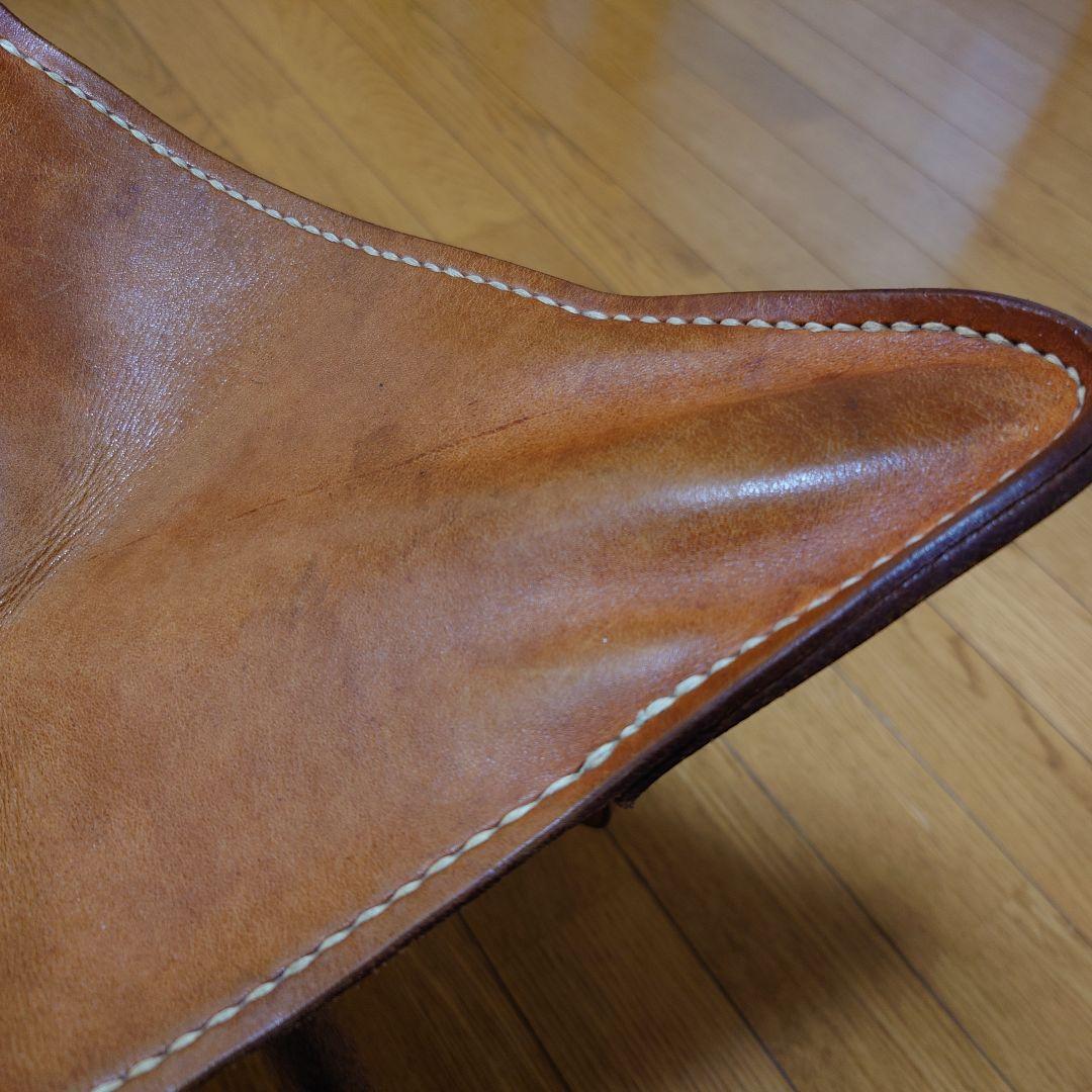 basta_redskapet 焚火チェア ブラウン×ステッチ系ベージュ