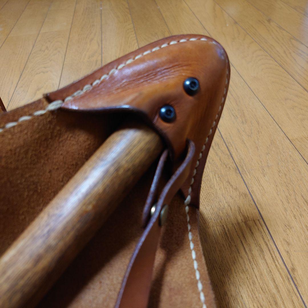 basta_redskapet 焚火チェア ブラウン×ステッチ系ベージュ