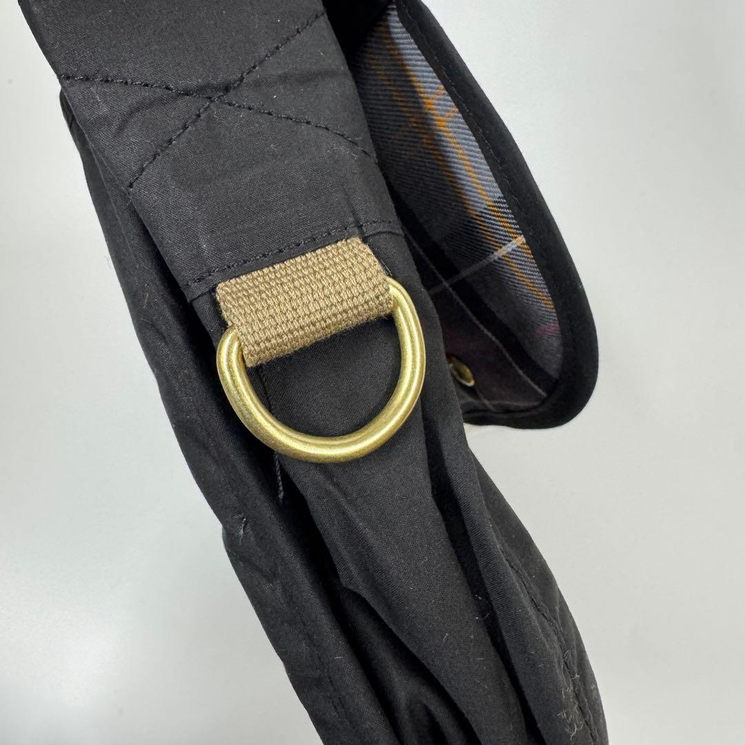 【新品訳あり】Barbour ブラック ショルダーバッグ