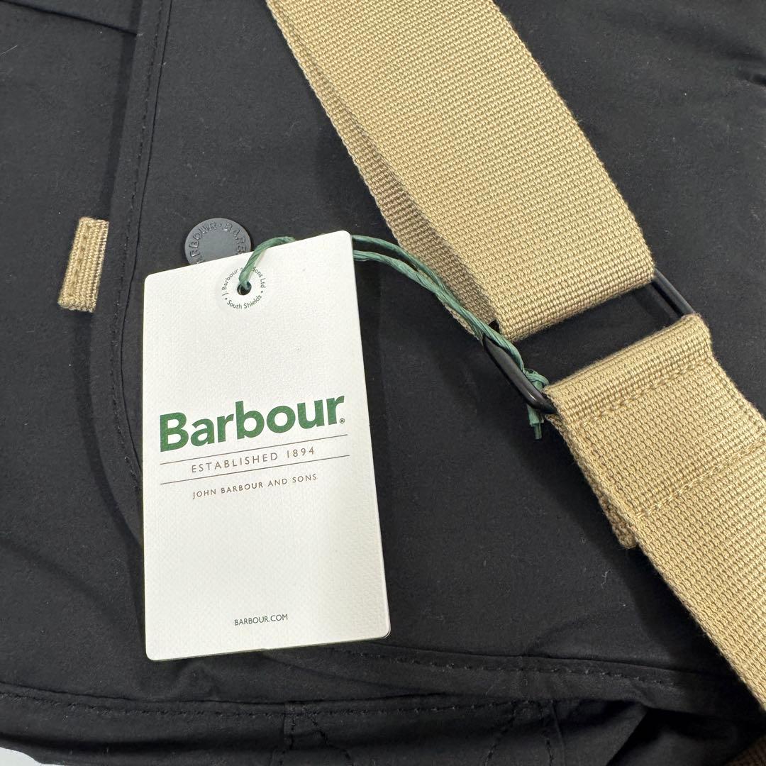 【新品訳あり】Barbour ブラック ショルダーバッグ