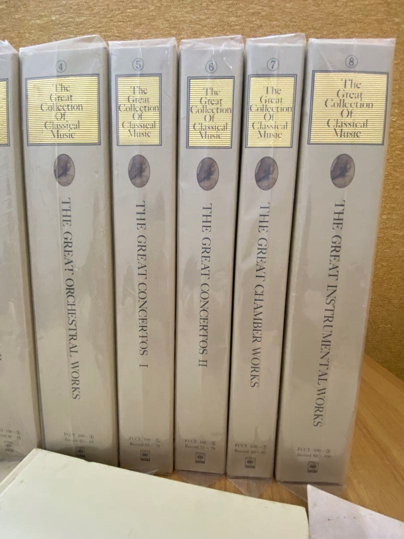 世界クラシック音楽大系　LPレコード盤　100枚　ソニーファミリークラブ　未開封