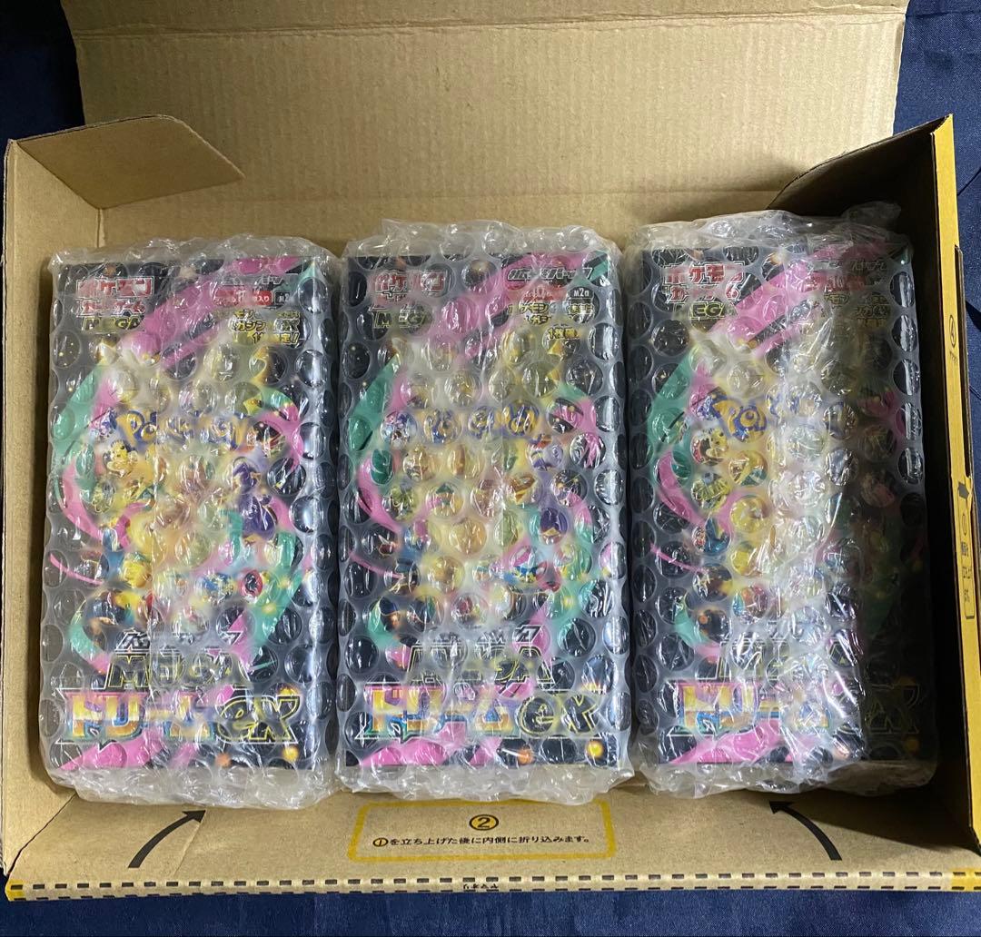 ポケモンカードゲーム MEGA ドリームex 3BOX シュリンク付き
