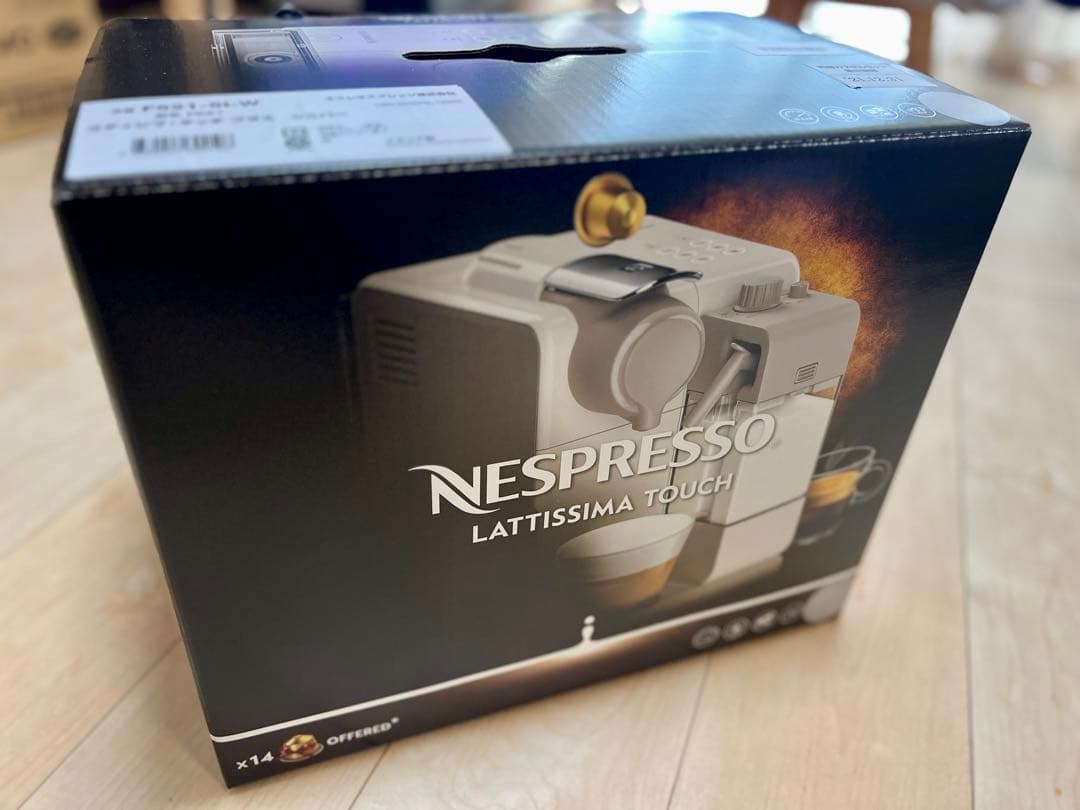Nespresso ラティシマ・タッチ プラス シルバー F521SI