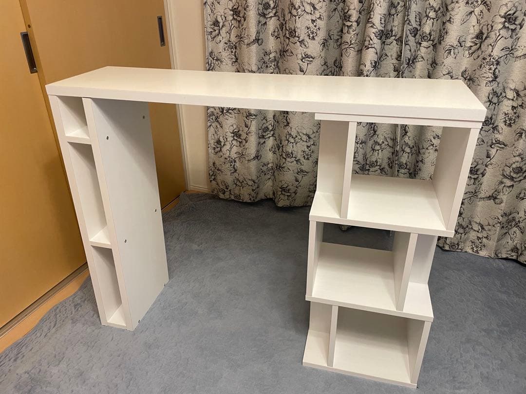 Francfranc リトモカウンター　ホワイト　テーブル　化粧台 ラック