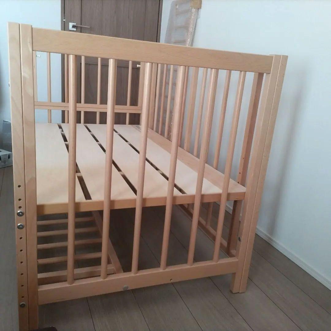 Yosi　サワベビー 澤田工業 S型 スクレ ベビーベッド 添い寝ベッド