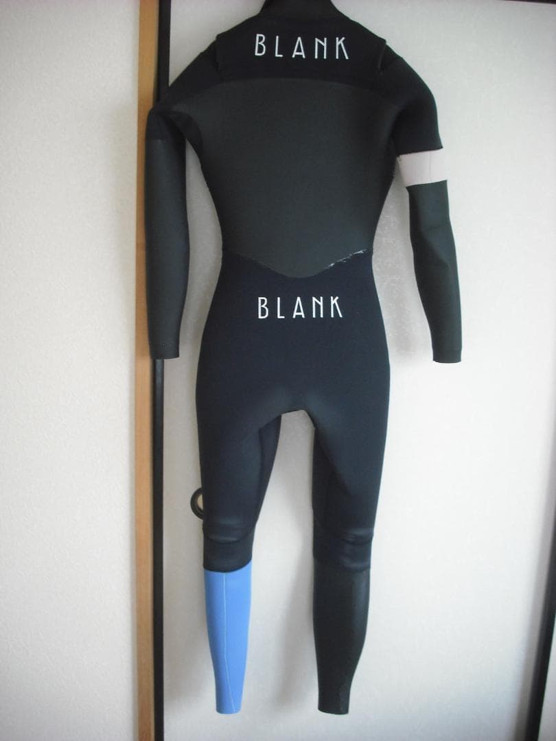 【稀少フル5mm　程度良好】セミドライウエットスーツ　BLANK 　サイズＭＬ