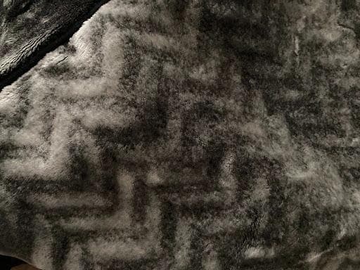 【黒系】京都西川　ローズ毛布 ムートンタッチ 140×200 日本製