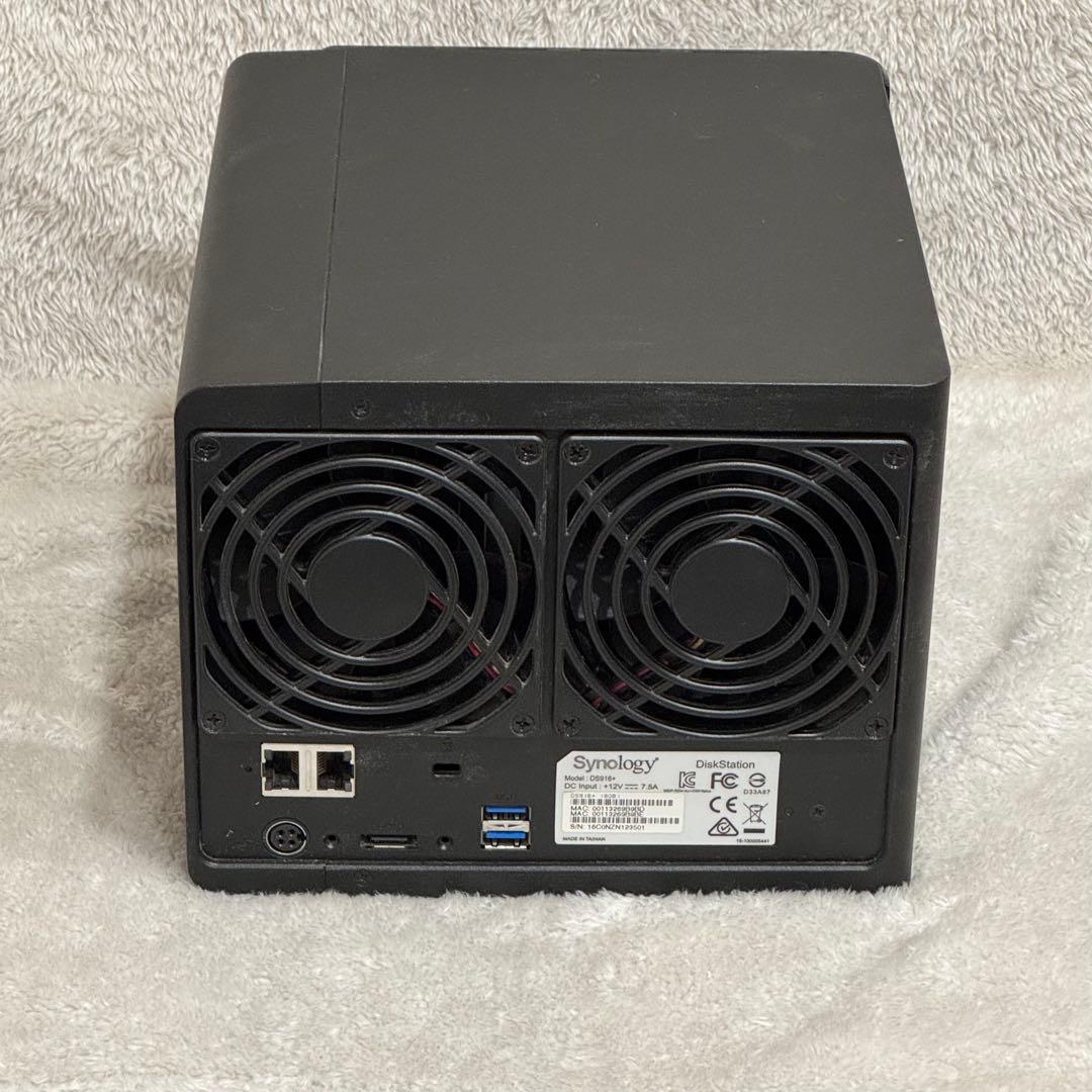 Synology DS916+(RAM 8GB) NASとHDD 14TBセット
