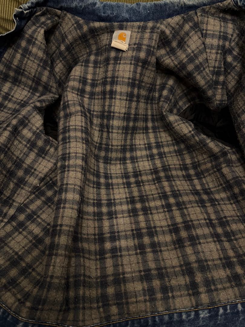 Carhartt カーハート デニムジャケット USA製 裏地ブランケット