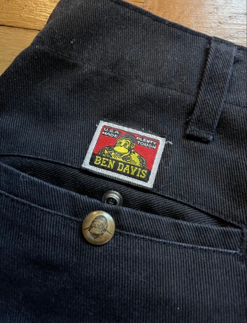 BEN DAVIS フリスコパンツ 90s ブラック W33黒