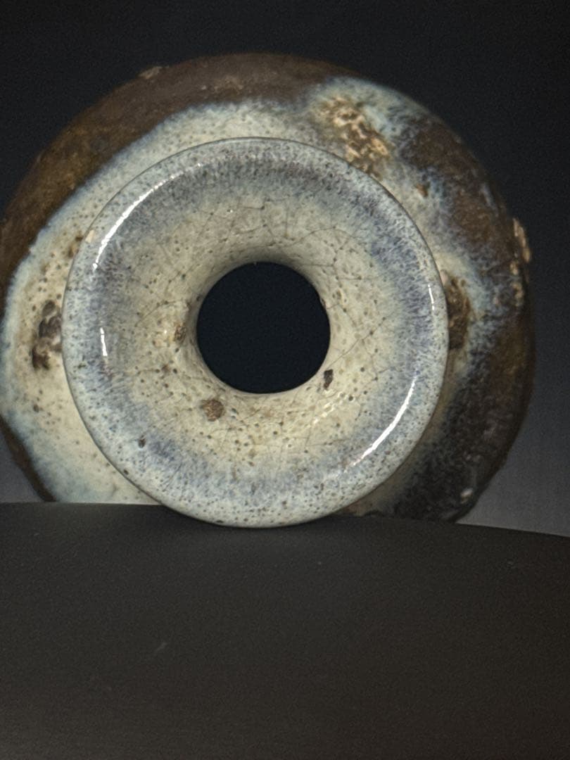 江戸初期 朝鮮唐津 小振 花入 花瓶 徳利 朝鮮民芸