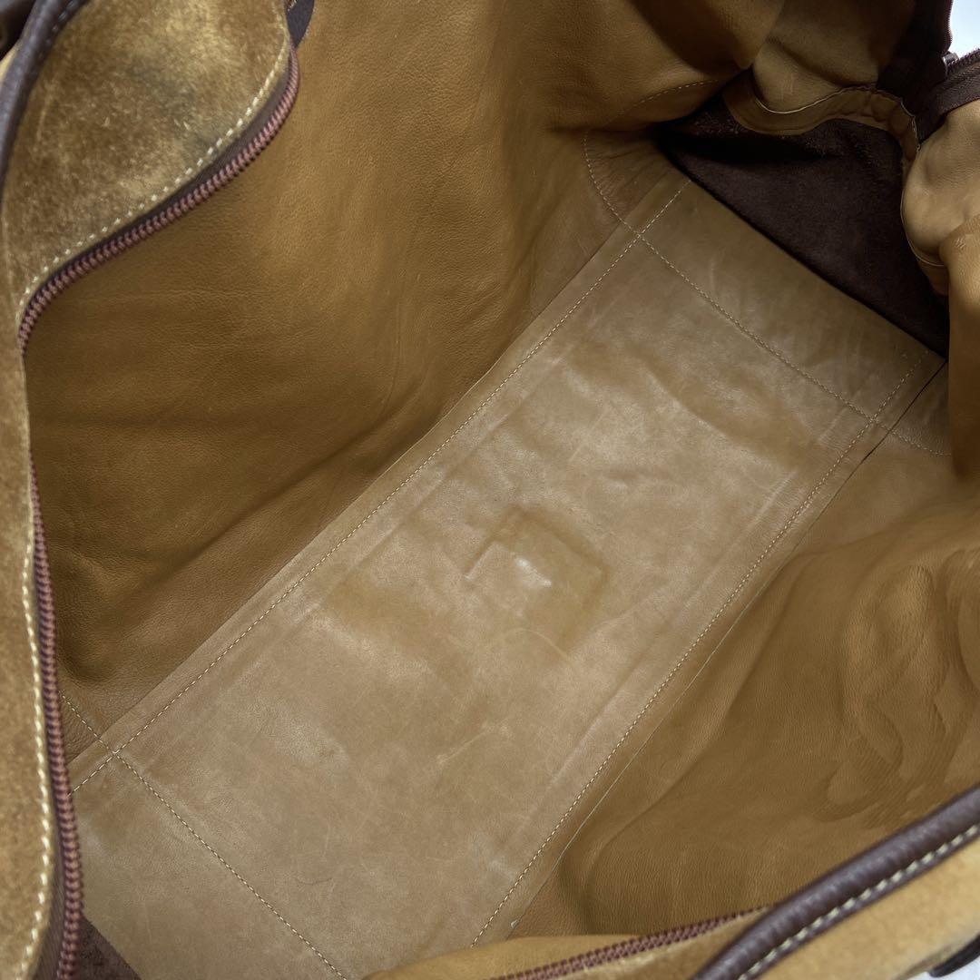 LOEWEロエベ　アマソナ50 アナグラム　スエード　ボストンバッグ