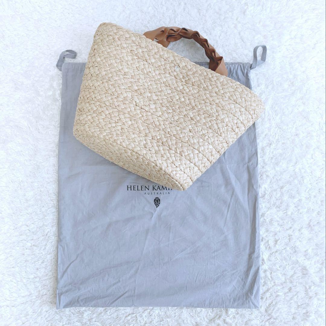 【こはる】ほほ未使用♪ ヘレンカミンスキー 編み込み レザーハンドル