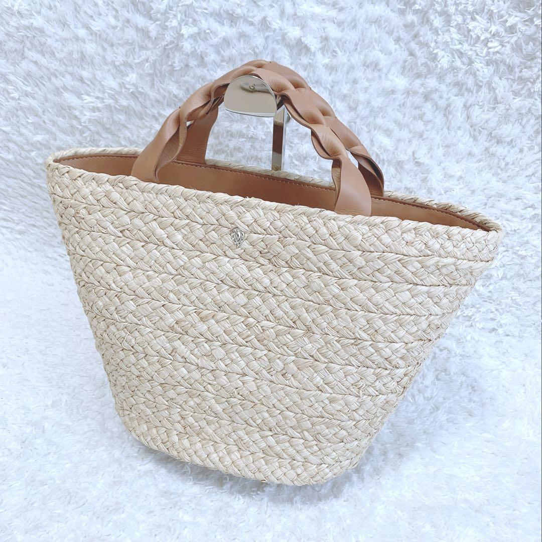 【こはる】ほほ未使用♪ ヘレンカミンスキー 編み込み レザーハンドル