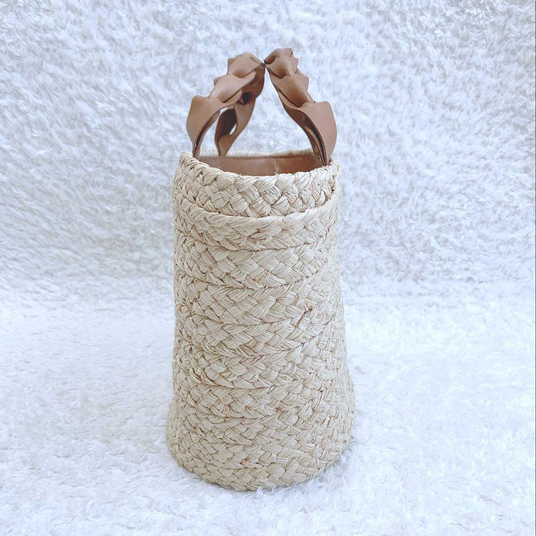 【こはる】ほほ未使用♪ ヘレンカミンスキー 編み込み レザーハンドル