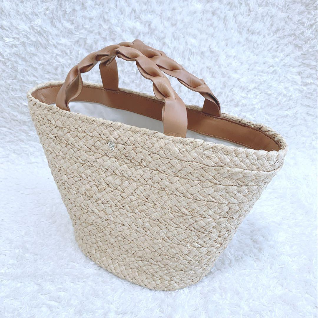 【こはる】ほほ未使用♪ ヘレンカミンスキー 編み込み レザーハンドル