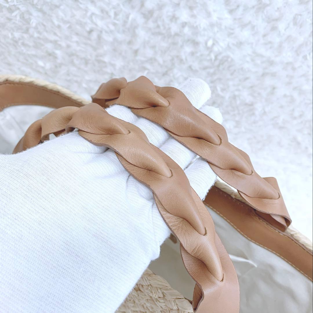 【こはる】ほほ未使用♪ ヘレンカミンスキー 編み込み レザーハンドル