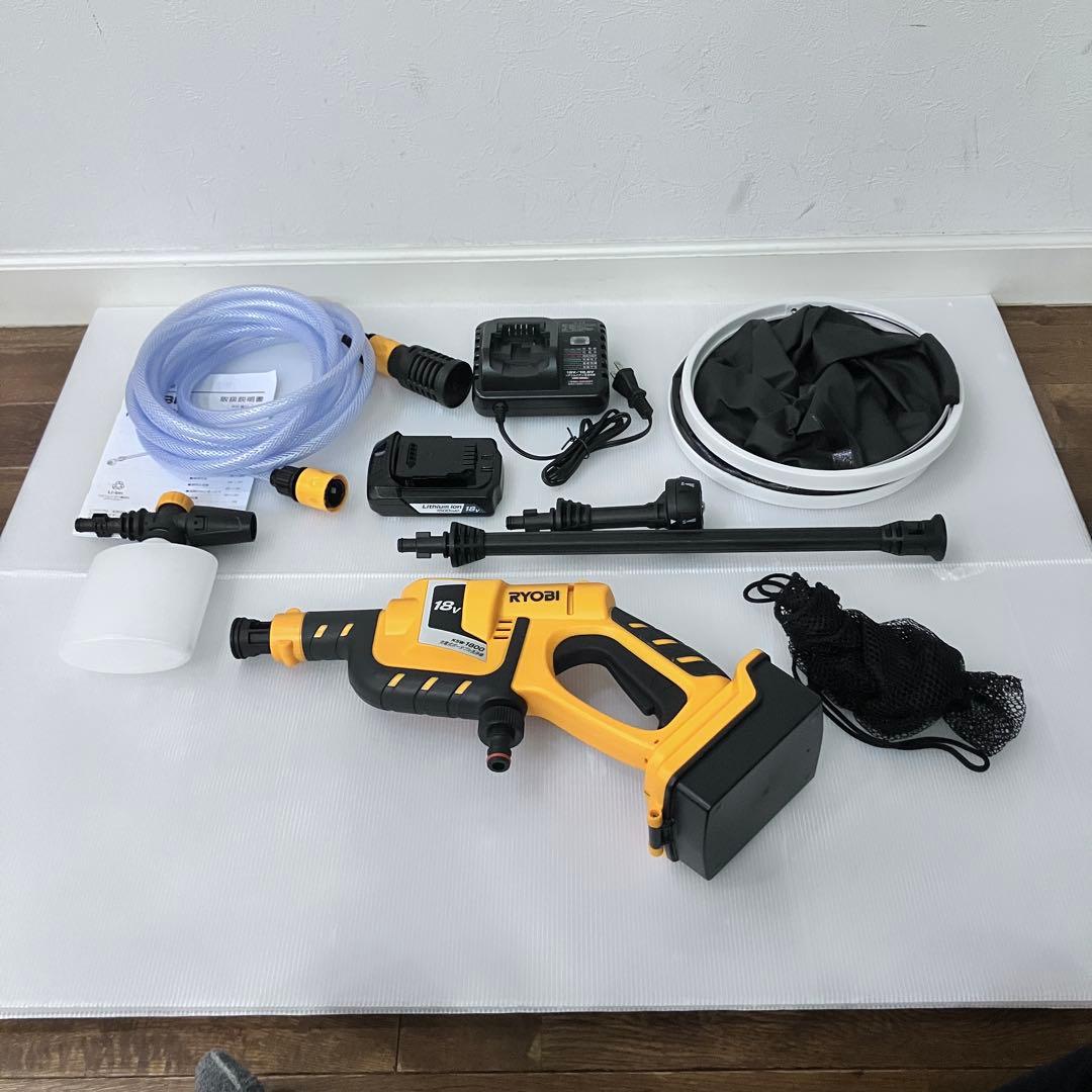 【極美品】 RYOBI 高圧洗浄機 KSW-1800L1 本体