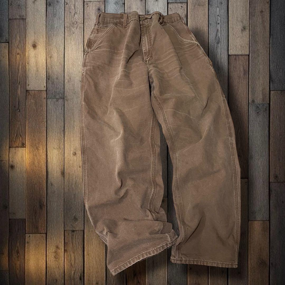 M*c様 Carharttカーハート ダックペインターワークパンツダンガリーフィ