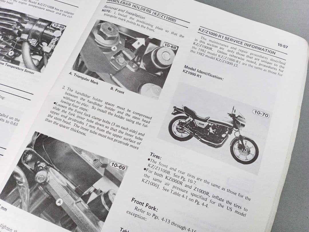 Kawasaki KZ1000 KZ1100 サービスマニュアル
