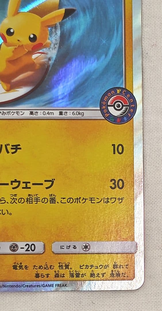 海で遊ぶピカチュウ ポケモンセンターパック