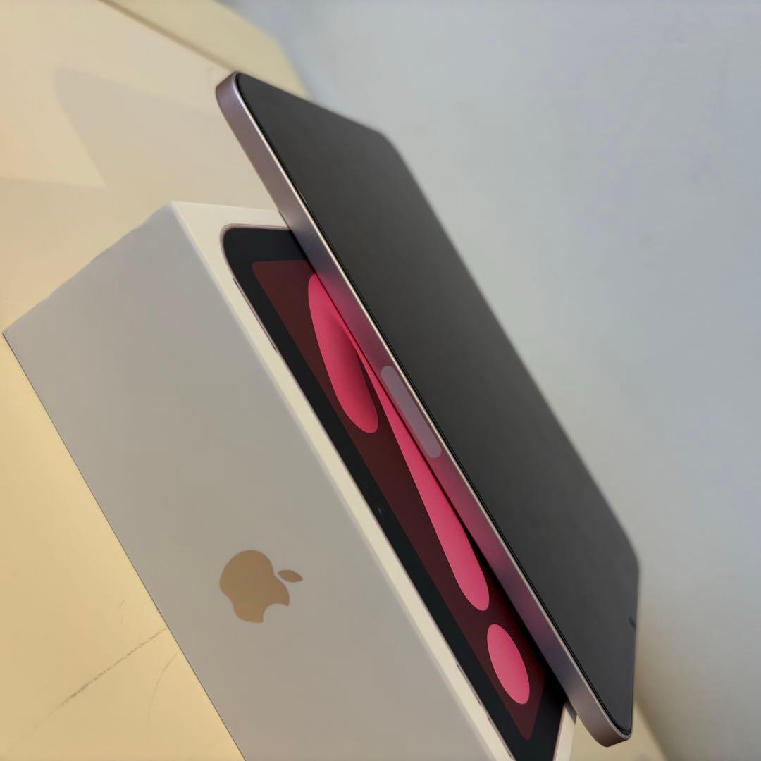 【美品】iPad mini６ピンク 64GB Pencil互換品・カバー付き