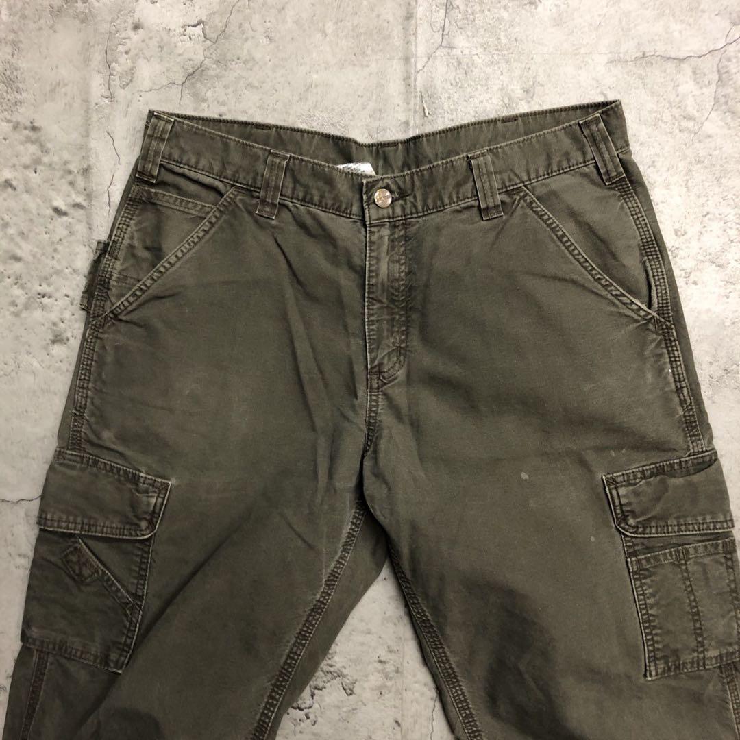 カーハート　カーゴパンツ　大人気　36インチ　ビックシルエット　ビンテージ