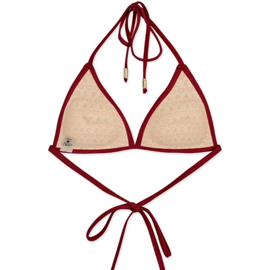 レッド三角盛れビキニ上下セット XS~Sサイズ