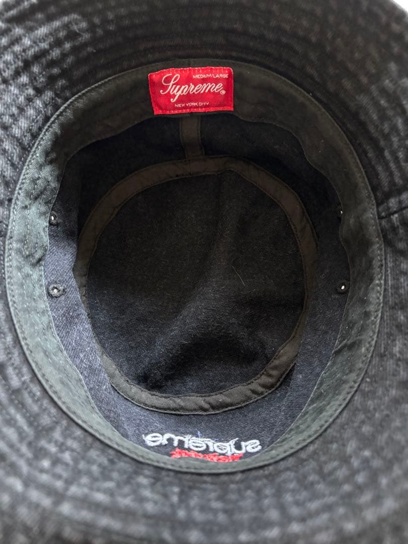 帽子 lil-gufdss Supreme Denim Crusher M/L