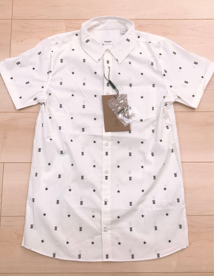 Burberry キッズ　14Y バーバリー　カットソー　総柄　TBロゴ