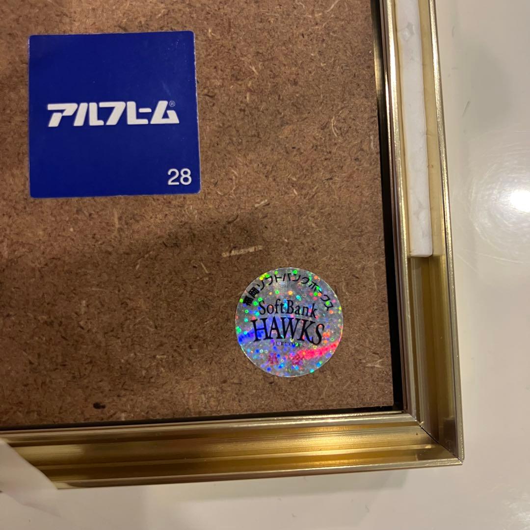 田中貴金属 2011年 ソフトバンクホークス 優勝記念碑 純金箔　A4版