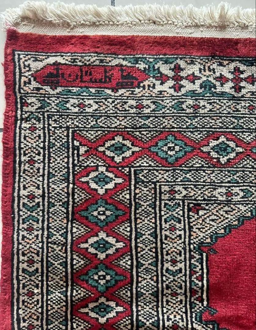 148×96 ヴィンテージラグ　手織ラグ