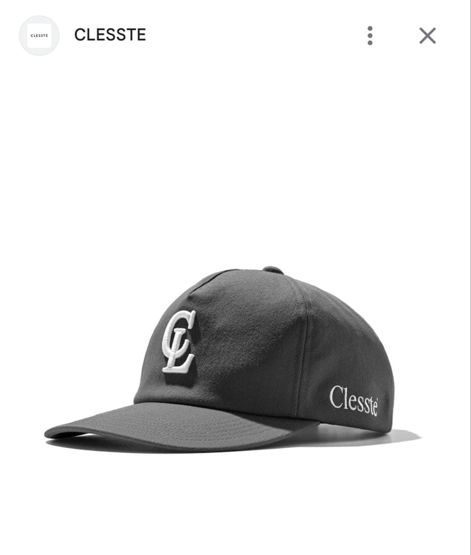 Clesste ブラック active city trucker cap