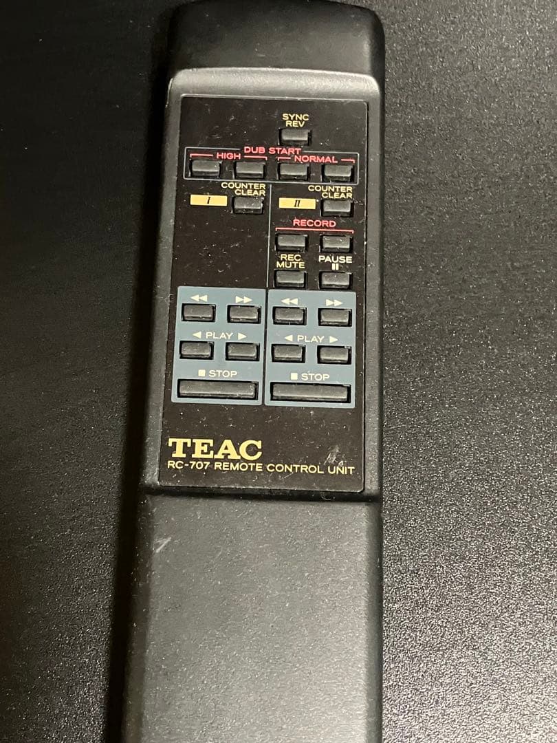 【美品・動作品】TEAC W-790R ダブルカセットデッキ／カセットテープ付き