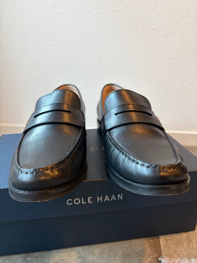 【COLE HAAN】ラックス ピンチ ペニー ローファー ブラック 24センチ
