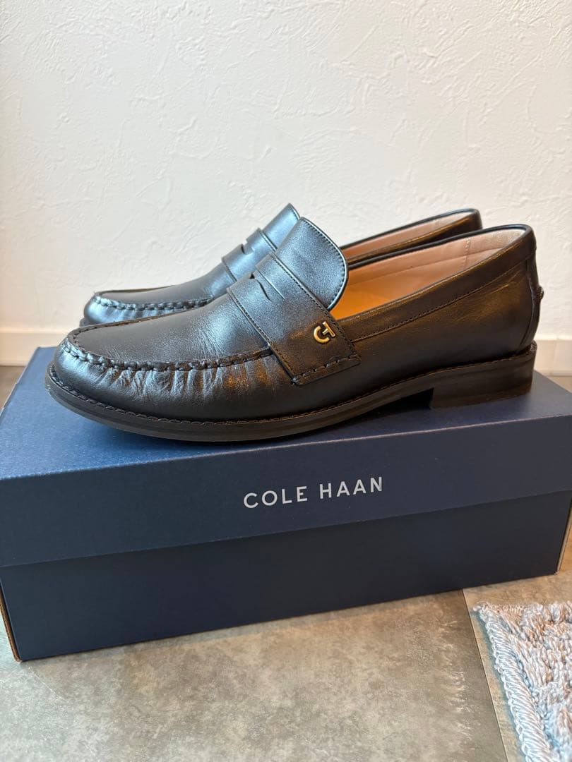 【COLE HAAN】ラックス ピンチ ペニー ローファー ブラック 24センチ