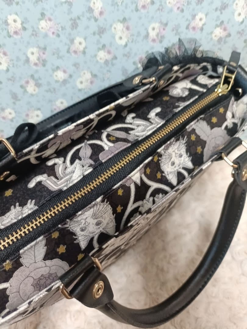 は*☆様 ジョリーフルール　SHOWTIME ブラック　フリルトート