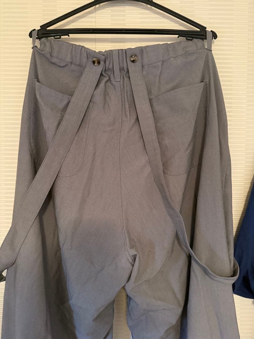 glamb サスペンダーニータックスラックス メンズ