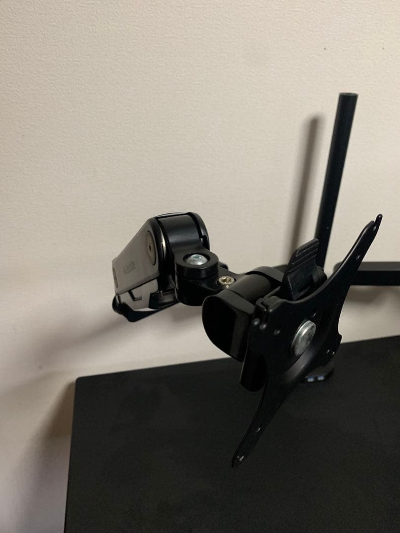 Bauhutteロングモニターアーム GSデュアルBMA-2GSUSBポート付き