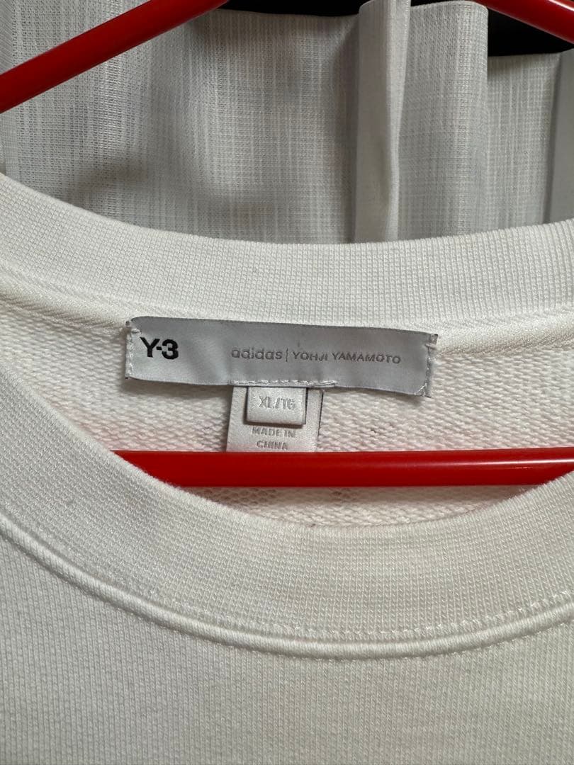 adidas Y-3 ホワイト クルーネックスウェット 内田すずめ