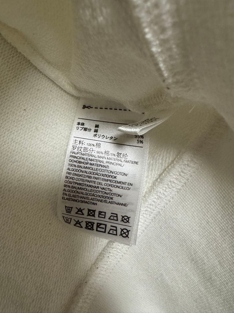 adidas Y-3 ホワイト クルーネックスウェット 内田すずめ