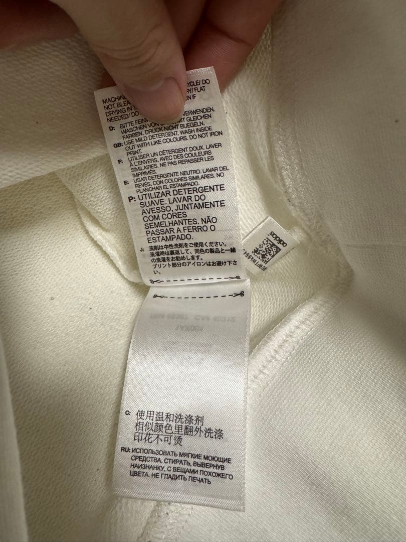 adidas Y-3 ホワイト クルーネックスウェット 内田すずめ