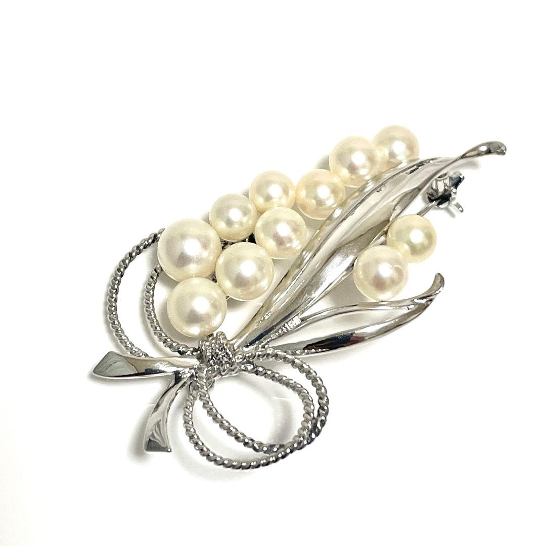 超希少✨皇室御用達 ミキモト アコヤ真珠 パール ブローチ コサージュ ブーケ