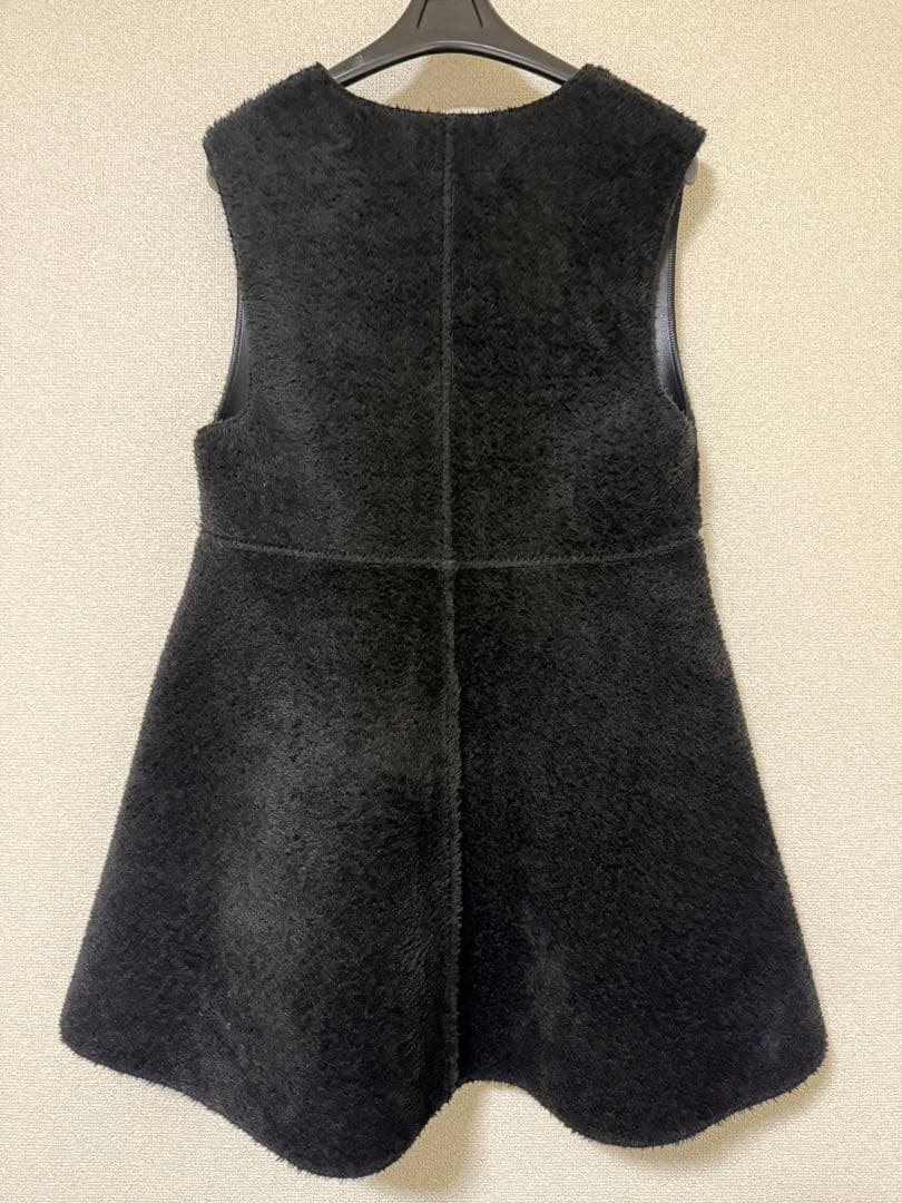 トップス BOA V NECK REVERSIBLE PEPLUM VEST