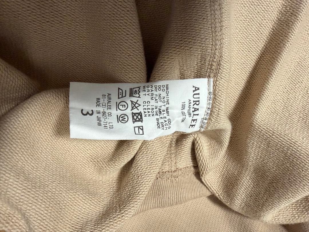 AURALEE (オーラリー)スウェット Bshop